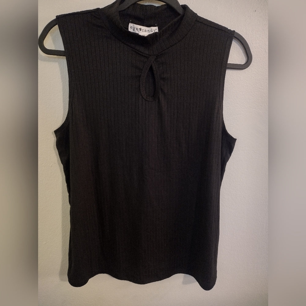 Eye Candy sleeveless mock neck tank top size 1X